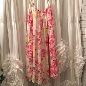 Bright Floral Shift Dress